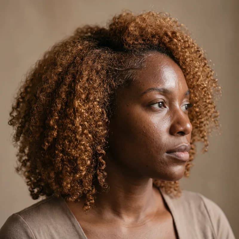 Color Touch-up — Root refresh — protective style done at TF Loft Beauty in Gaithersburg, MD