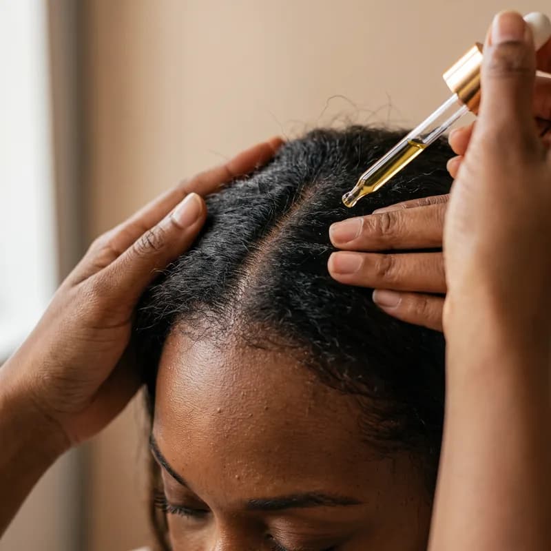 Scalp Care Ritual — Exfoliating massage — protective style done at TF Loft Beauty in Gaithersburg, MD
