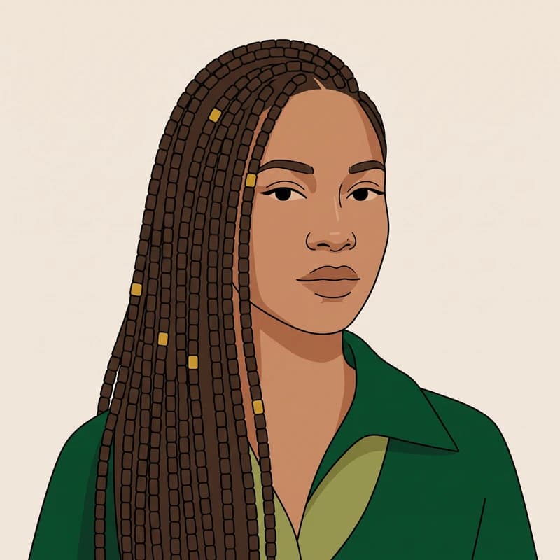 Guylaine Tiwa, Founder at TF Loft Beauty hair braiding salon in Gaithersburg, MD