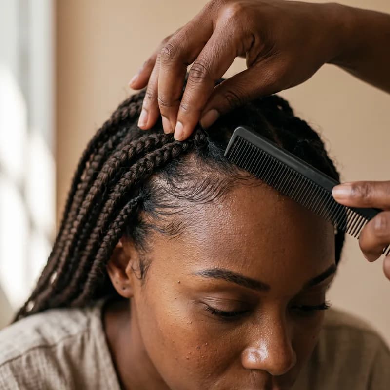 Touch-ups styled at TF Loft Beauty in Gaithersburg, MD