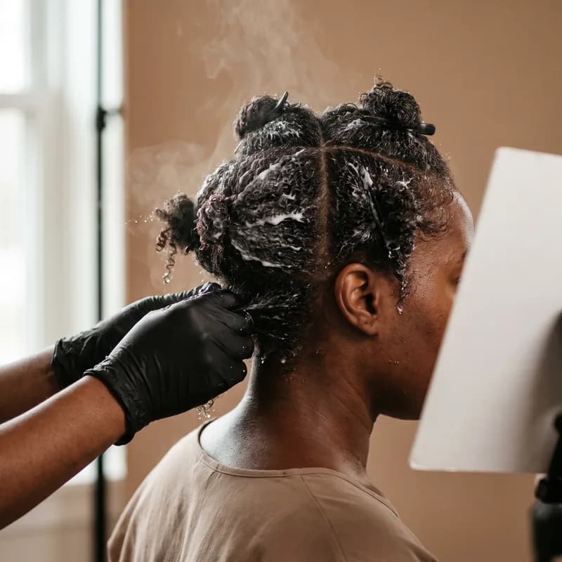 Deep Conditioning styled at TF Loft Beauty in Gaithersburg, MD