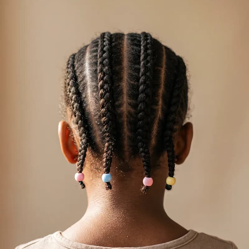 Kids Braids styled at TF Loft Beauty in Gaithersburg, MD