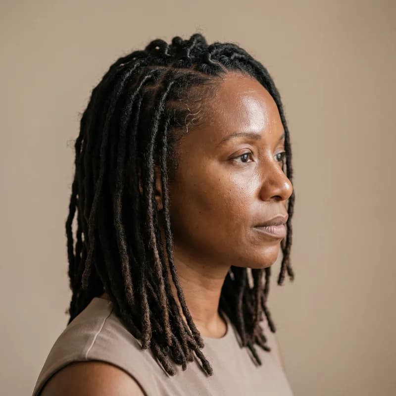 Loc Retwist styled at TF Loft Beauty in Gaithersburg, MD