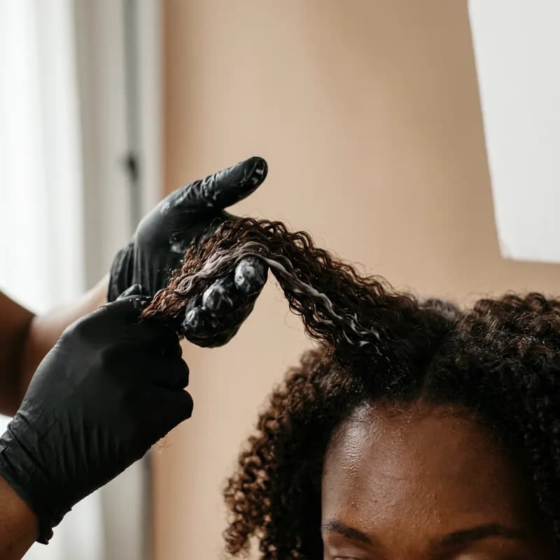 Protein Treatment styled at TF Loft Beauty in Gaithersburg, MD