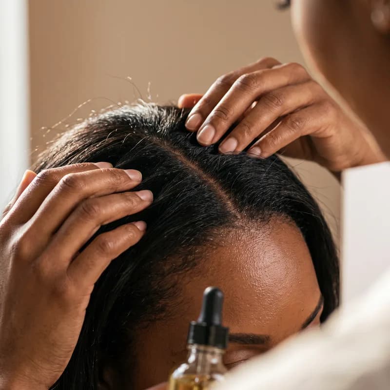 Scalp Care Add-On styled at TF Loft Beauty in Gaithersburg, MD