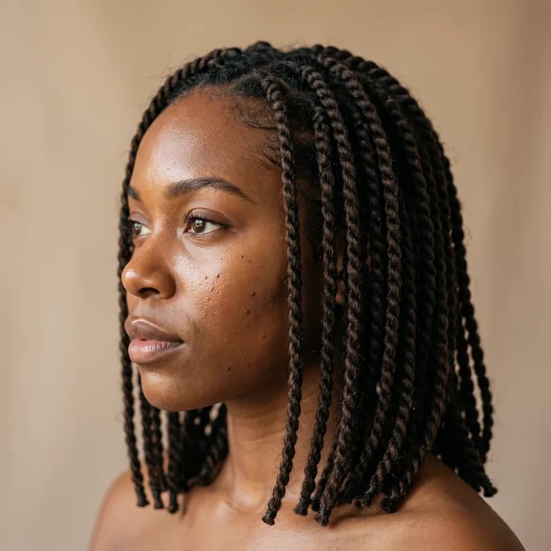 Twists styled at TF Loft Beauty in Gaithersburg, MD