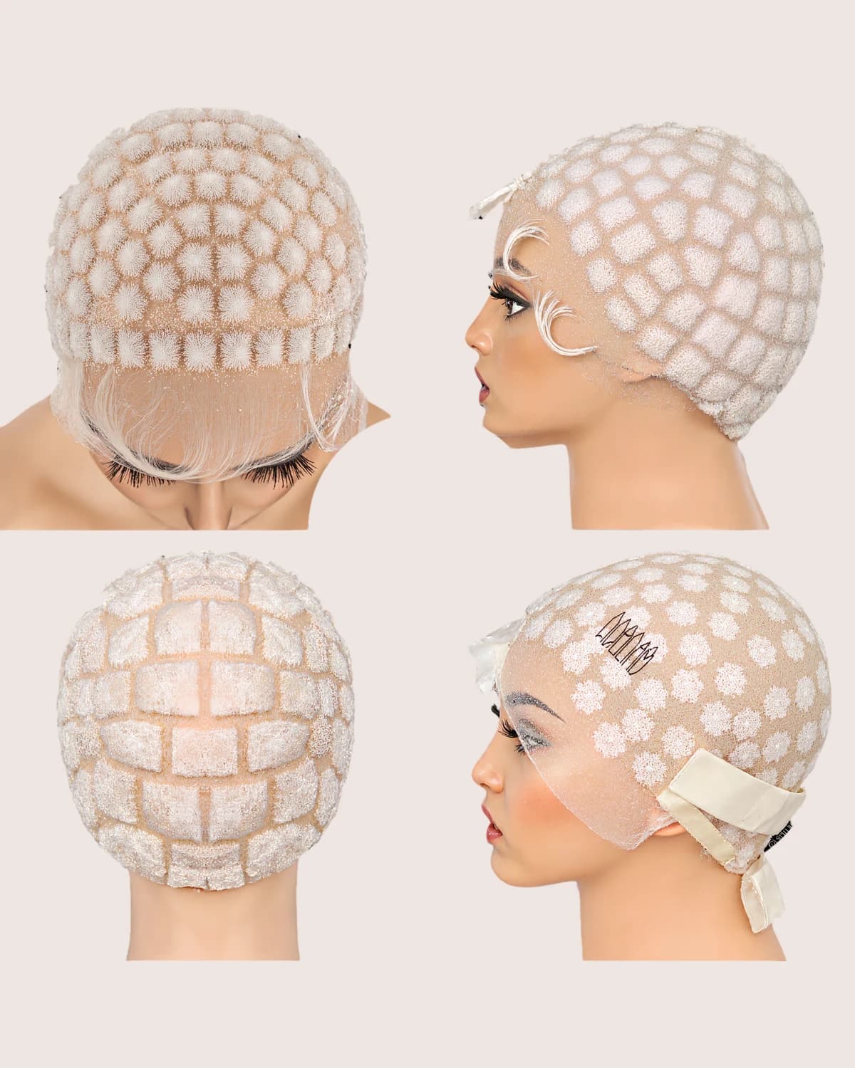 Transparent Full Lace Crochet Wig — view 1 of 3