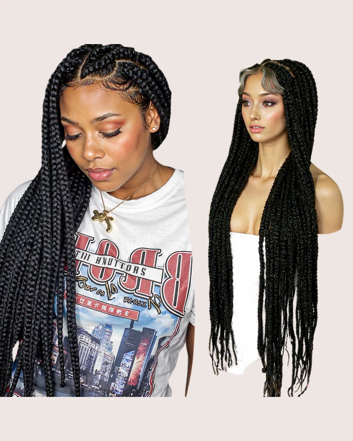 Full Lace Knotless Box Braid Wig — view 1 of 4