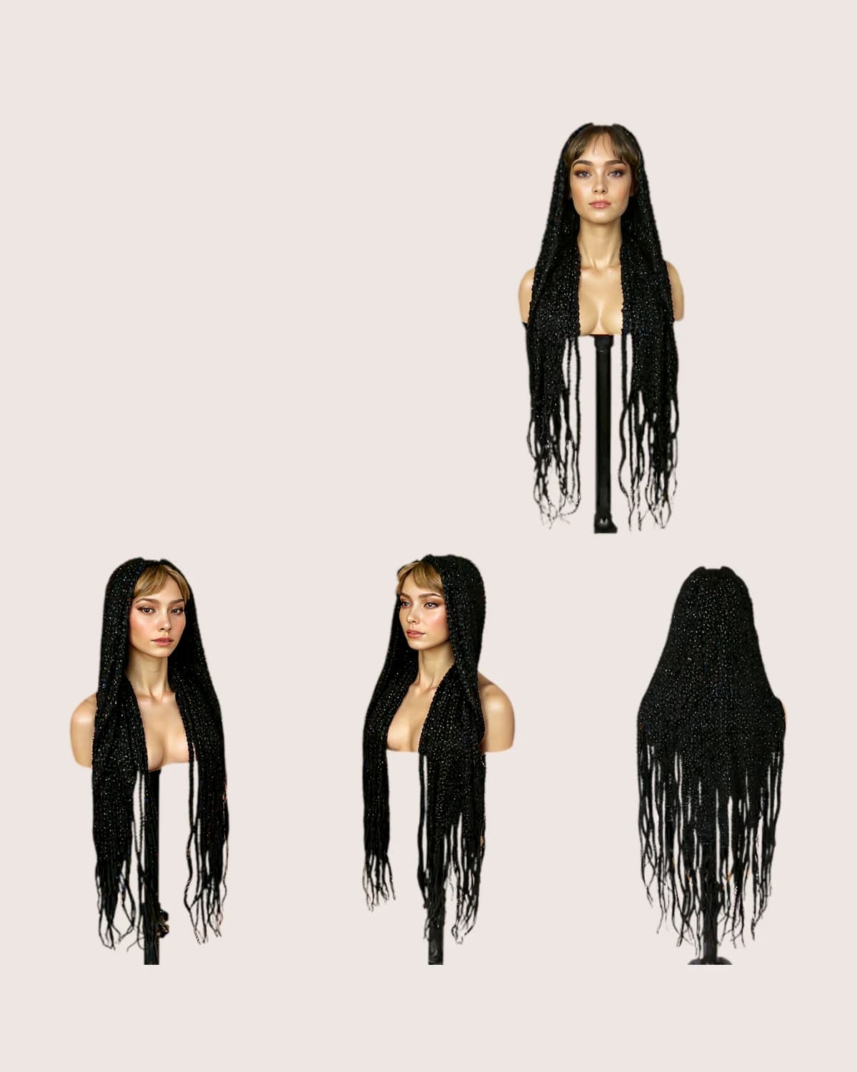 Full Lace Knotless Box Braid Wig — view 3 of 4