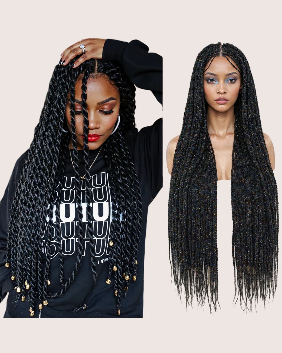 Wavy Goddess Faux Locs Wig — view 2 of 4