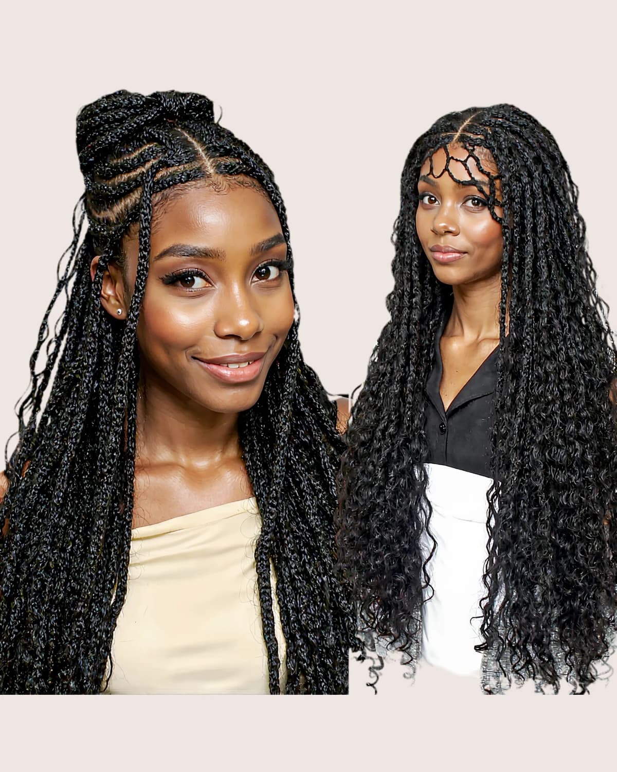 Bohemian Braided Full Lace Wig — view 1 of 4