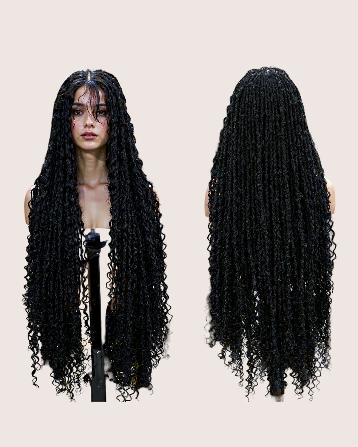 Bohemian Braided Full Lace Wig — view 3 of 4