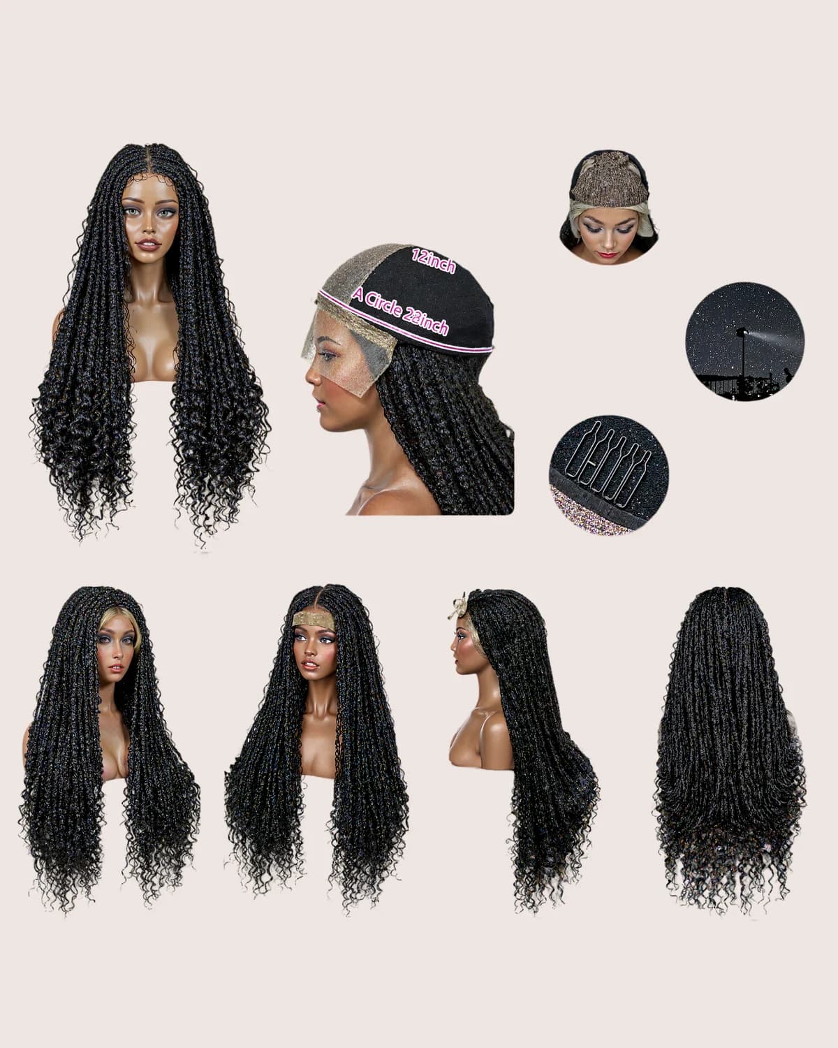 Boho Box Braid Lace Wig — view 2 of 2