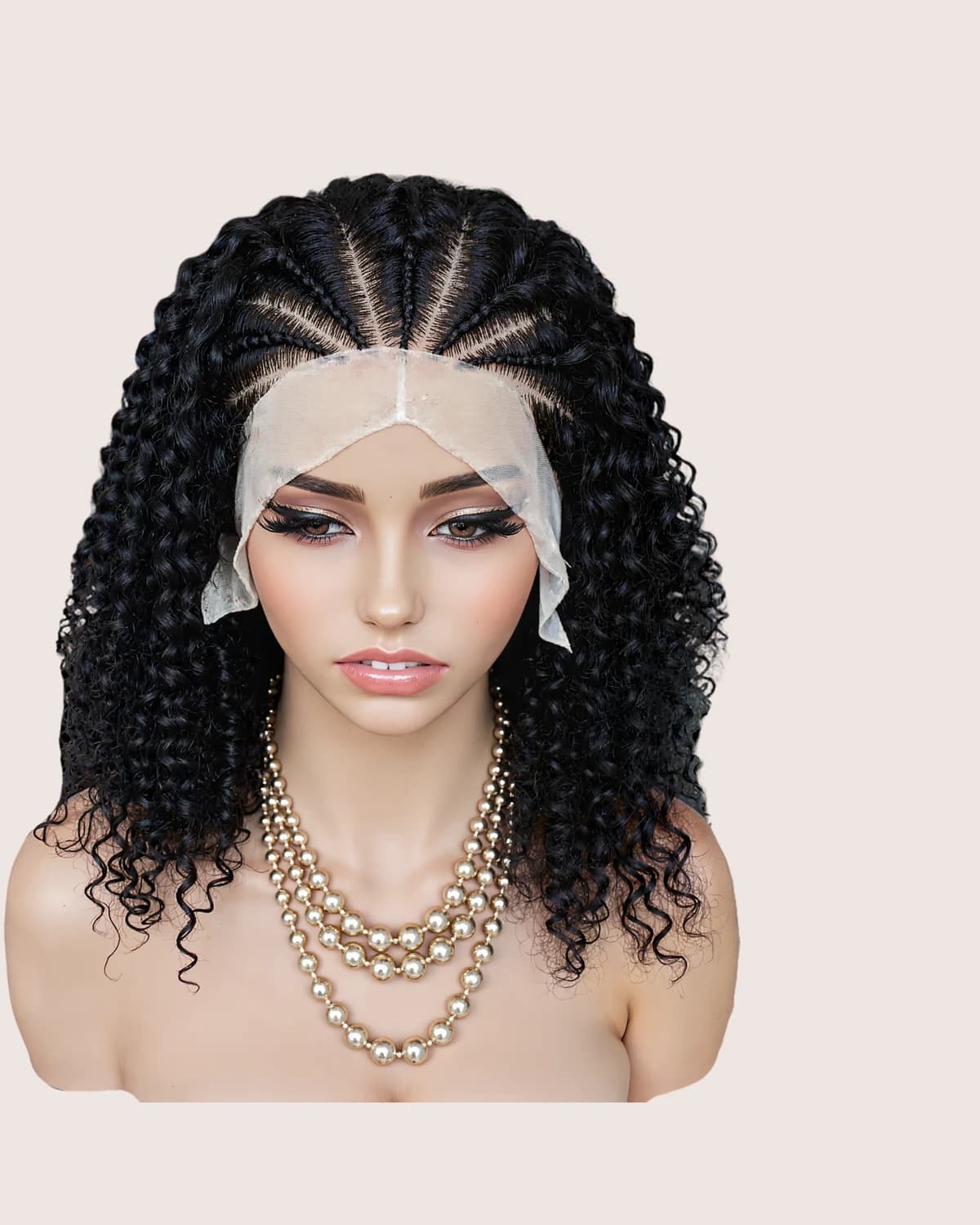 Knotless Braided Lace Front Wig — view 3 of 4