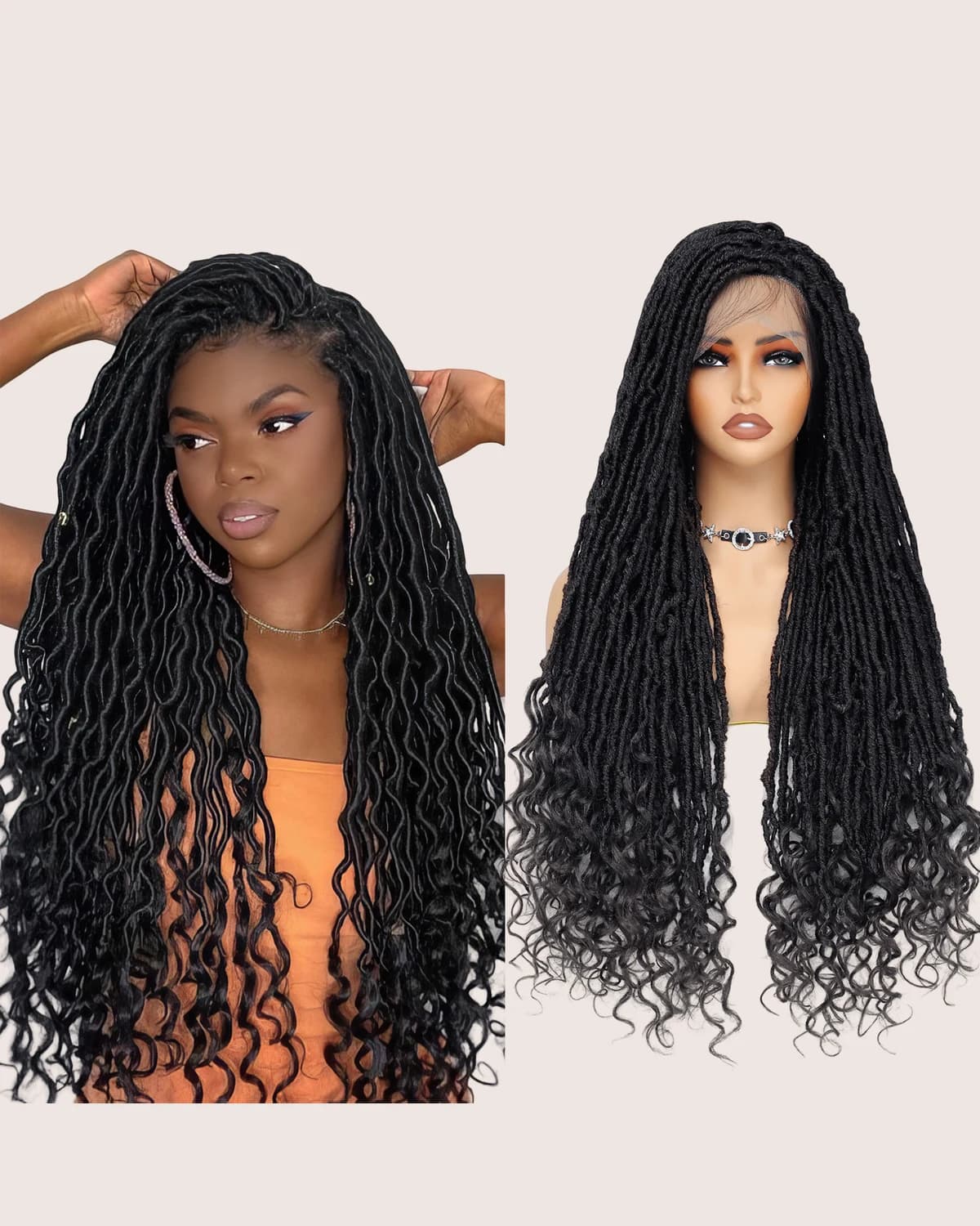 Goddess Faux Locs Full Lace Wig