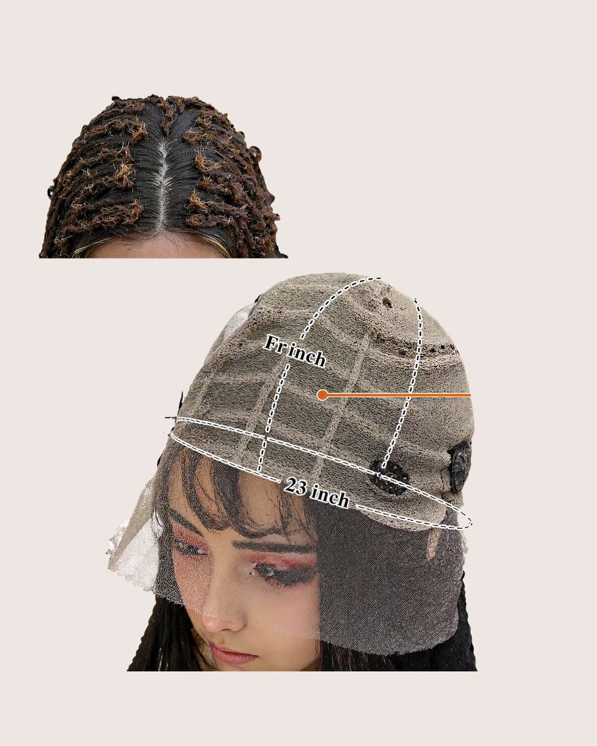 Knotless Box Braid Lace Front Wig — view 3 of 4